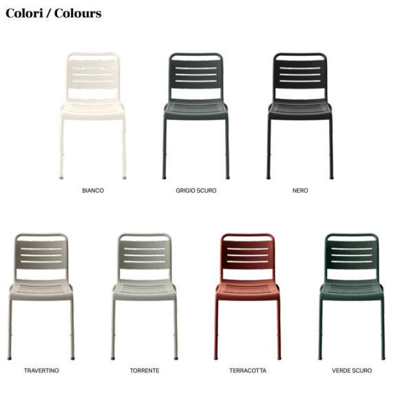 4er Set Stuhl Colos Re-al 1 Outdoor